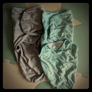 2 Swaddle Me Velcro swaddles